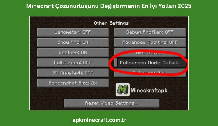 Minecraft Çözünürlüğünü Değiştirmenin En İyi Yolları 2025